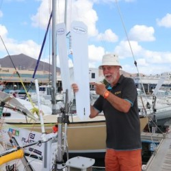 South Atlantic Self Steering Windvane built for gale-force conditions